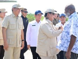 PRESIDEN PRABOWO SUBIANTO: Di Papua Selatan Bareng Menhan Sjafrie, Dukung Pertanian Berkelanjutan