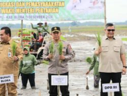 KETAHANAN PANGAN: Dukung Program Pemerintah, Polri Tanam Padi Serentak di Lahan 10.000 Hektare