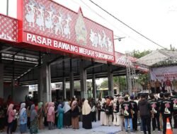 BAWANG MERAH: Diresmikan, Pasar Bawang Merah Sukomoro Nganjuk Siap Dukung Perekonomian Warga