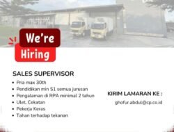 INFO LOKER: PT Charoen Pokphand Indonesia Food Division Cari Karyawan RPA di Kebumen, Jateng