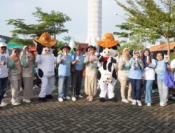 SUSU: Di Purwokerto, Kementan Lakukan Edukasi Gizi melalui Susu Raden Milky di Ajang Super Runner Fest 2025