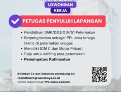 INFO LOKER: PT Wonokoyo Jaya Corporindo (Wonokoyo Grup) Butuh Karyawan untuk Penempatan di Kalimantan