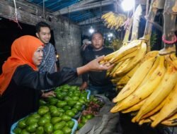 PISANG AGUNG, Jadi Primadona, Gubernur Khofifah Borong Hasil Panen di Pasar Ranuyoso, Lumajang