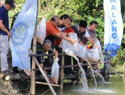 PERIKANAN: Optimalkan 6 Embung di Kabupaten Sragen, Jawa Tengah, dengan Tebar 250 Ribu Bibit Ekor Ikan
