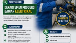 INFO LOKER: PT. New Hope, Mojokerto, Jawa Timur Butuh Karyawan Departemen Produksi Bagian Elektrikal